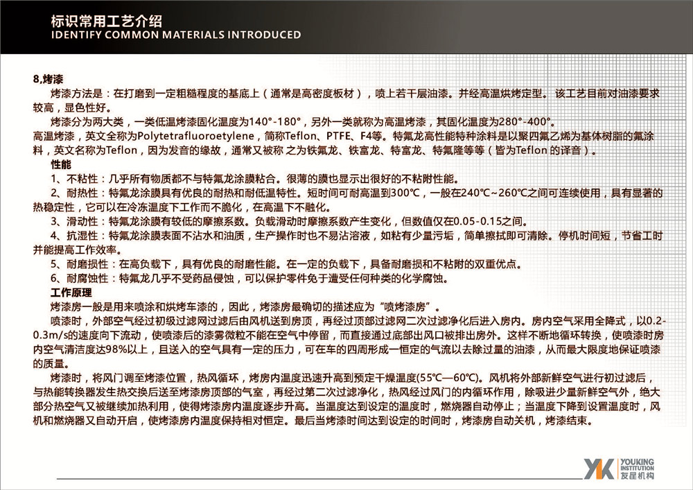 標(biāo)識常用工藝介紹