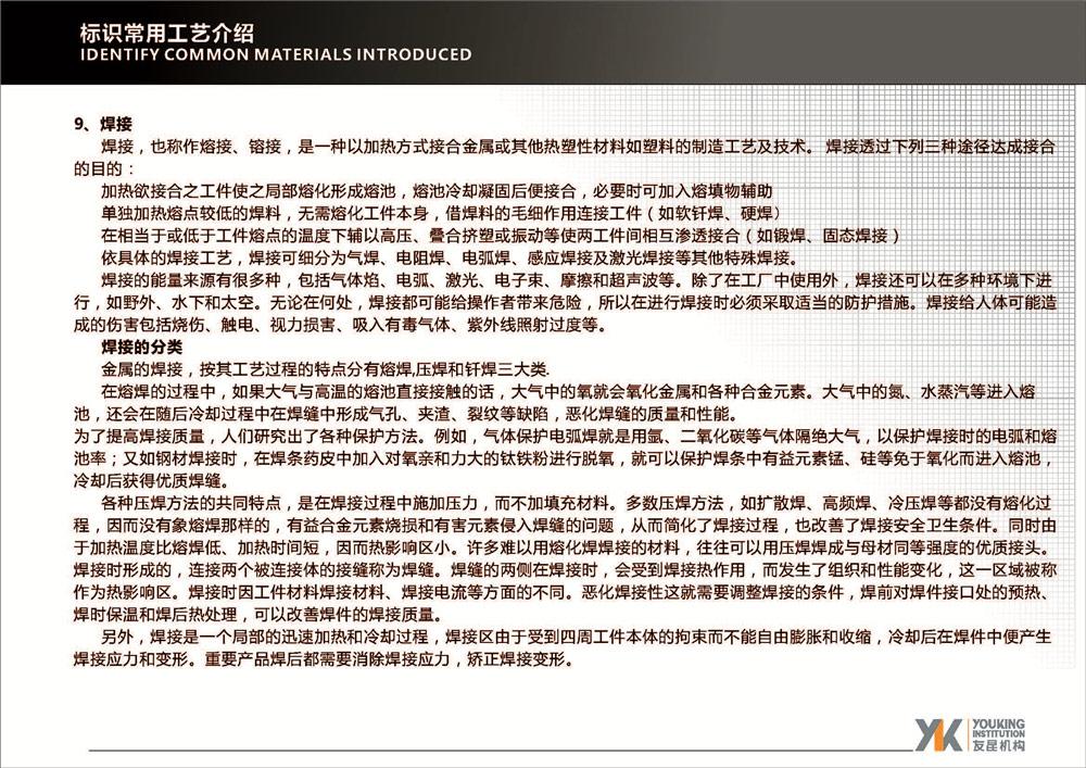 標(biāo)識常用工藝介紹
