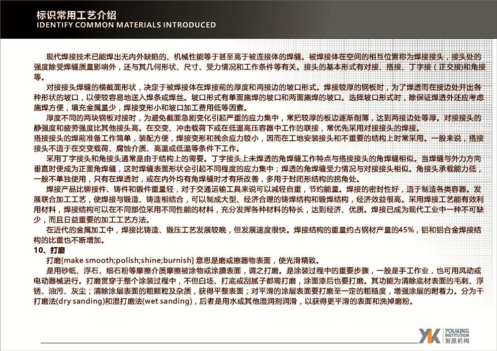 標(biāo)識常用工藝介紹